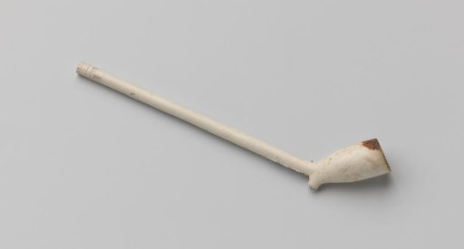 Marked clay tobacco pipe, damaged