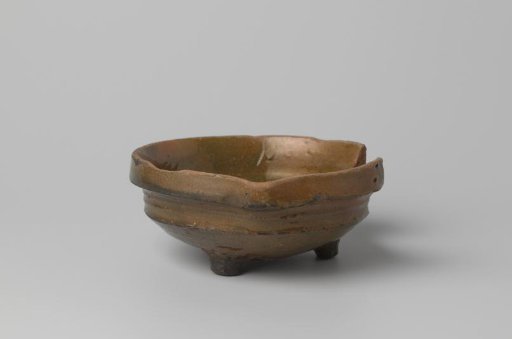 Pot of Red-Firing Clay, Glazed Inside and Outside with Colorless Lead Glaze, Damaged