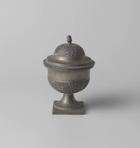 Tin Sugar Pot with Lid