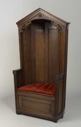 Oak Armchair with a Canopy