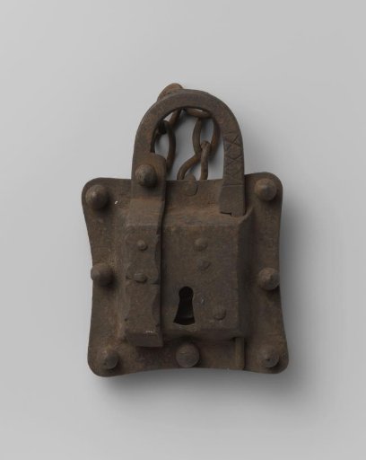 Copper padlock