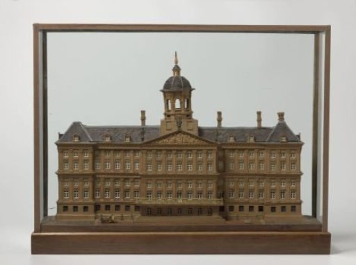 Model of the Front of the Royal Palace on the Dam in Amsterdam