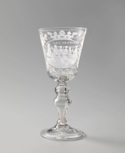 Wine glass for brewery Het Wapen van Amsterdam