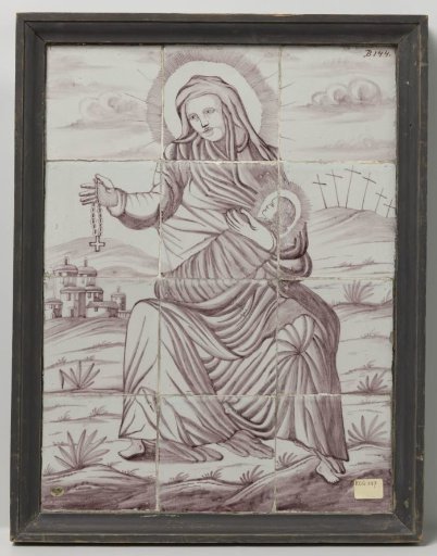 Tile panel of twelve tiles