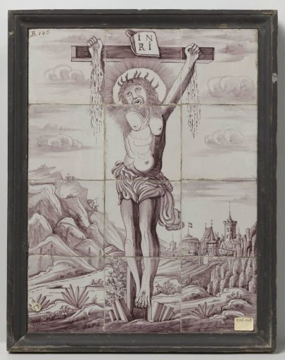 Tile panel of twelve tiles