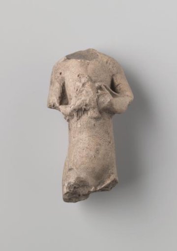 Fragment of a stoneware figurine