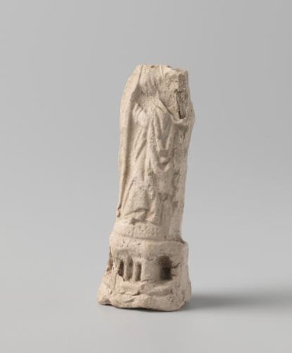 Fragment of a stoneware figurine