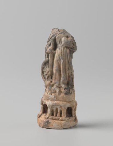 Fragment of a stoneware figurine