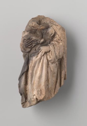 Fragment of a stoneware figurine