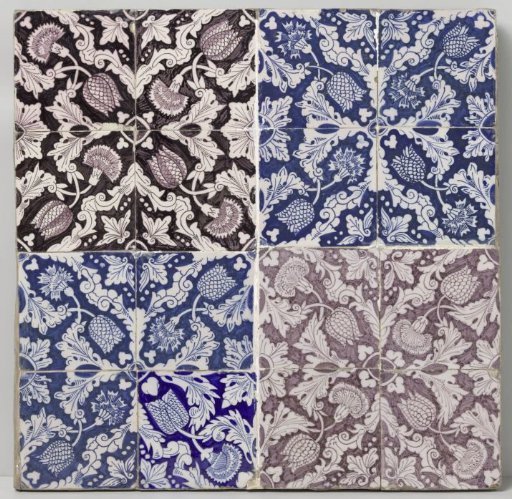 Tile panel of sixteen tiles