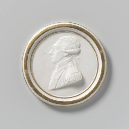 Medallion with the portrait of Lafayette