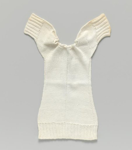 Vest, knitted, with knitted mark B.