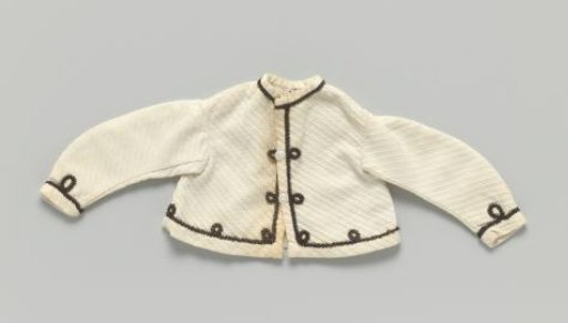 Jacket with soutache decoration along edges and sleeves