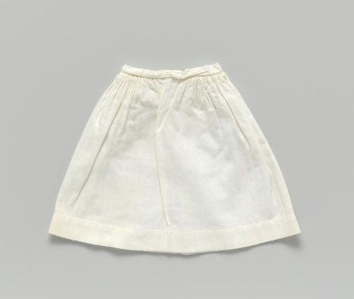 Skirt with Woven Stripes.