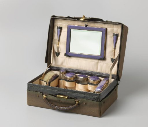 Travel case with initials J.M.S.S