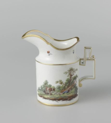 Milk Can, Painted with a Landscape with Cattle