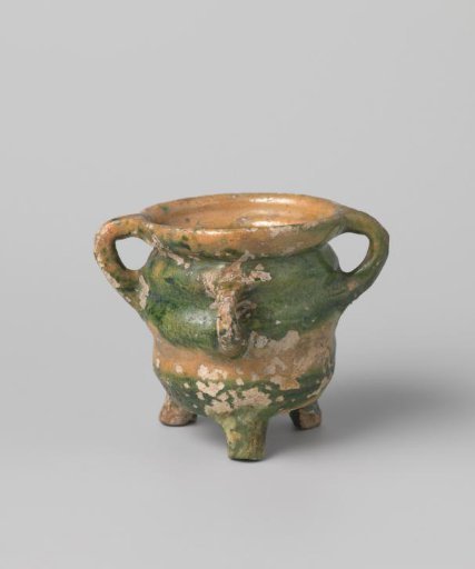 Green glazed pot