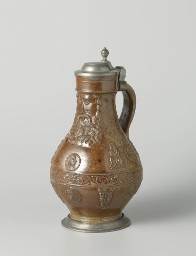 Bearded man jug