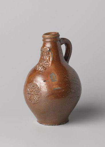 Jug (Bartmann jug) with a roundel in a medallion