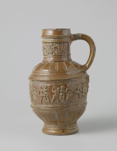 Jug with a dancing couple