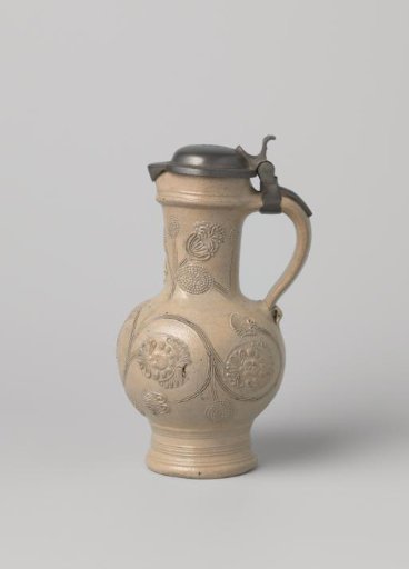Jug with floral scrolls