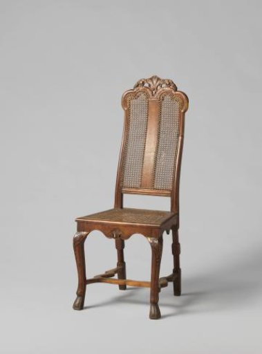 Chair of stained beechwood