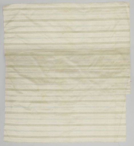 Fragment of striped, multicoloured silk mexicaine
