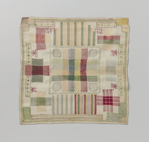 Patch of Silk on Coarse Cotton