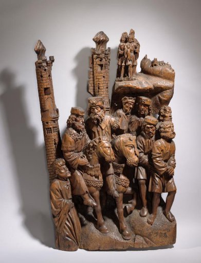 Procession of Men on Foot and Horseback, from a Christ Carrying the Cross Procession of Men on Foot and Horseback, from a Christ Carrying the Cross