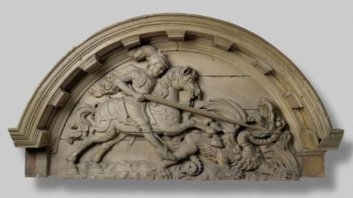 Tympanum with St George and the Dragon