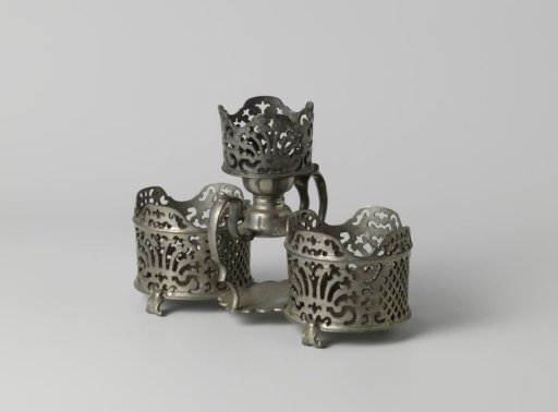 Oil and Vinegar Set with Three Bottle Holders