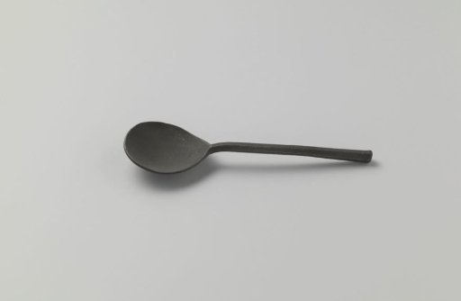 Tin Spoon with Hexagonal Handle