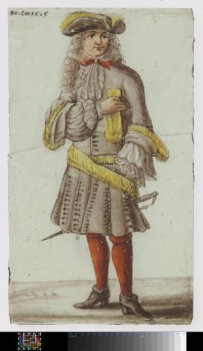 Panel with a nobleman