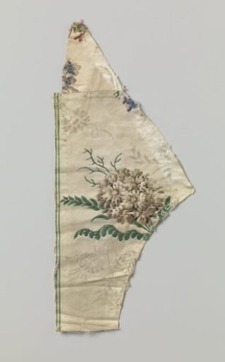Fragment of brocaded silk