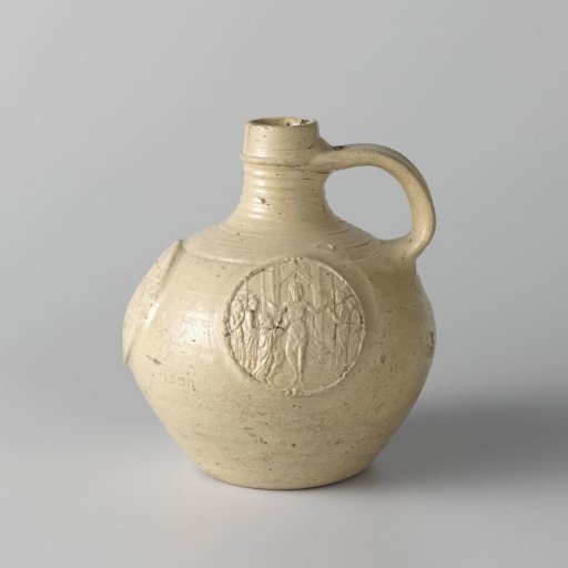 Jug with Christ and doubting Thomas