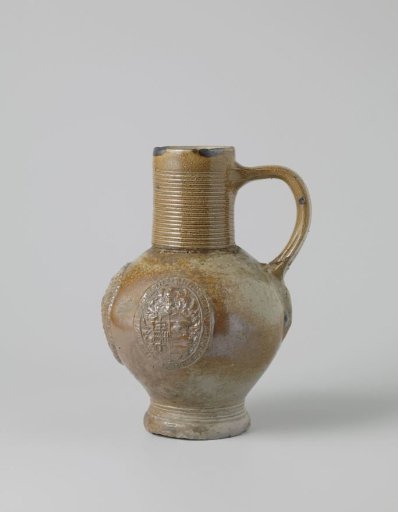 Jug with the coat of arms of Amsterdam and the d'Ombret family