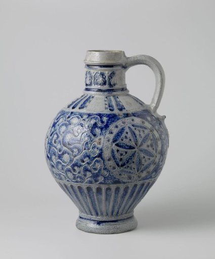Jug with the electors, medallions and floral scrolls