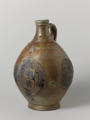 Bartmann jug with the arms of England