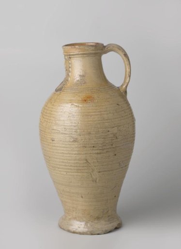 Jug (Bartmann jug) with rilling