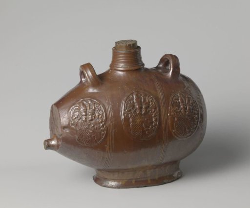 Cask with two handles