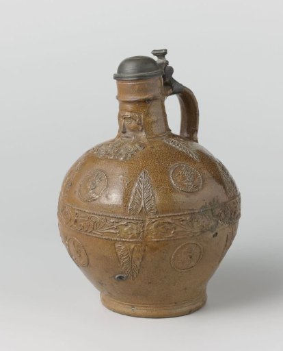 Bearded man jug