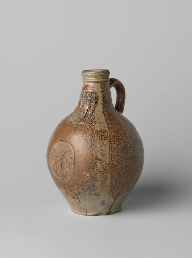 Jug (Bartmann jug) with the coat of arms of Amsterdam