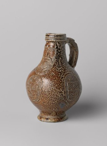 Jug (Bartmann jug) with a coat of arms