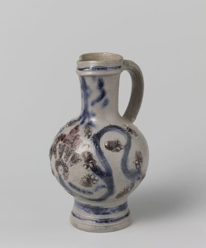 Jug with floral scrolls