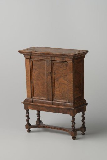 Two-door cross-foot cabinet