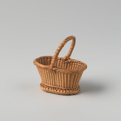 Oval handle basket