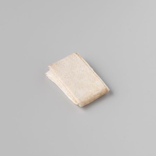 Linen damask napkin with pelican pattern (motif I), no hems