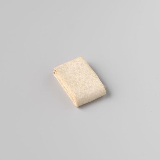 Linen napkin of damask weave with pelican pattern (motif II), hemmed on four sides