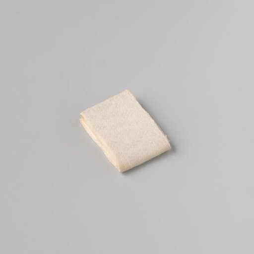Linen damask napkin with pelican pattern (motif III), no hems