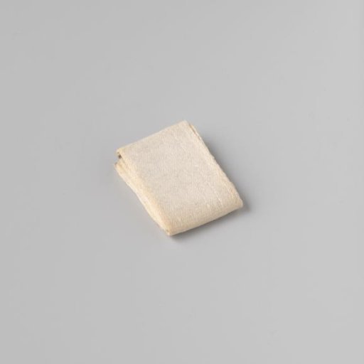 Linen damask napkin with pelican pattern (motif III), no hems